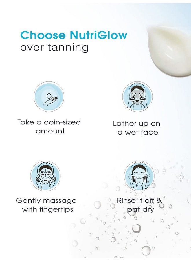 NUTRIGLOW Advance Organics De Tan Cream Cleanser For Skin Brightening With Mint Eucalyptus Oil Jojoba And Yogurt Extracts 100Gm - Image 5