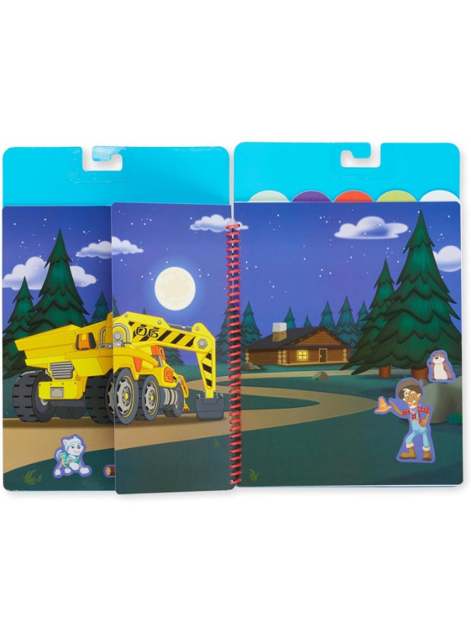 Melissa & Doug ملصقات ملسا ودوج باو باترول القابلة لإعادة اللصق مع دفتر الفليب فلاب لإنقاذ نهائي - Image 4