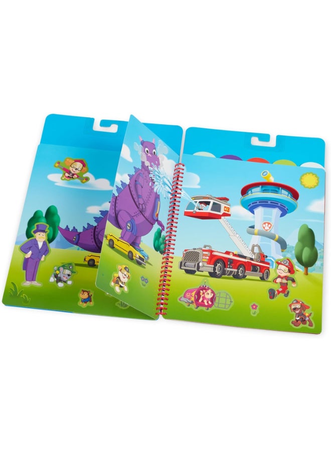 Melissa & Doug ملصقات ملسا ودوج باو باترول القابلة لإعادة اللصق مع دفتر الفليب فلاب لإنقاذ نهائي - Image 5