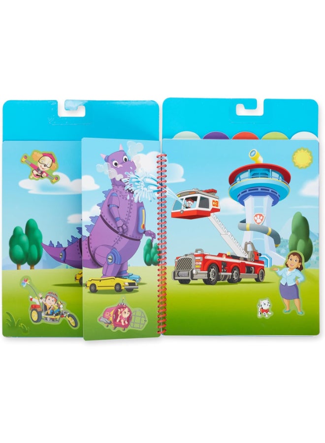 Melissa & Doug ملصقات ملسا ودوج باو باترول القابلة لإعادة اللصق مع دفتر الفليب فلاب لإنقاذ نهائي - Image 3