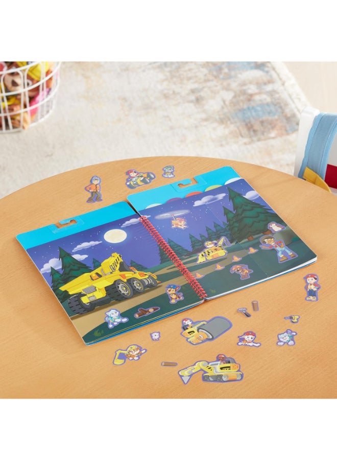 Melissa & Doug ملصقات ملسا ودوج باو باترول القابلة لإعادة اللصق مع دفتر الفليب فلاب لإنقاذ نهائي - Image 2