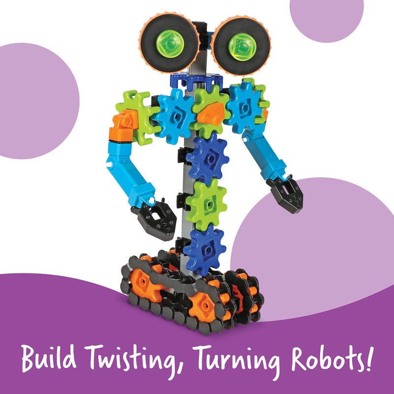 Learning Resources Learning Resources Gears! Gears! Gears! Robots in Motion Building Set - 116 Pieces, Ages 5+, Robot Toy, STEM Toys for Kids, Robots for Kids - Image 2