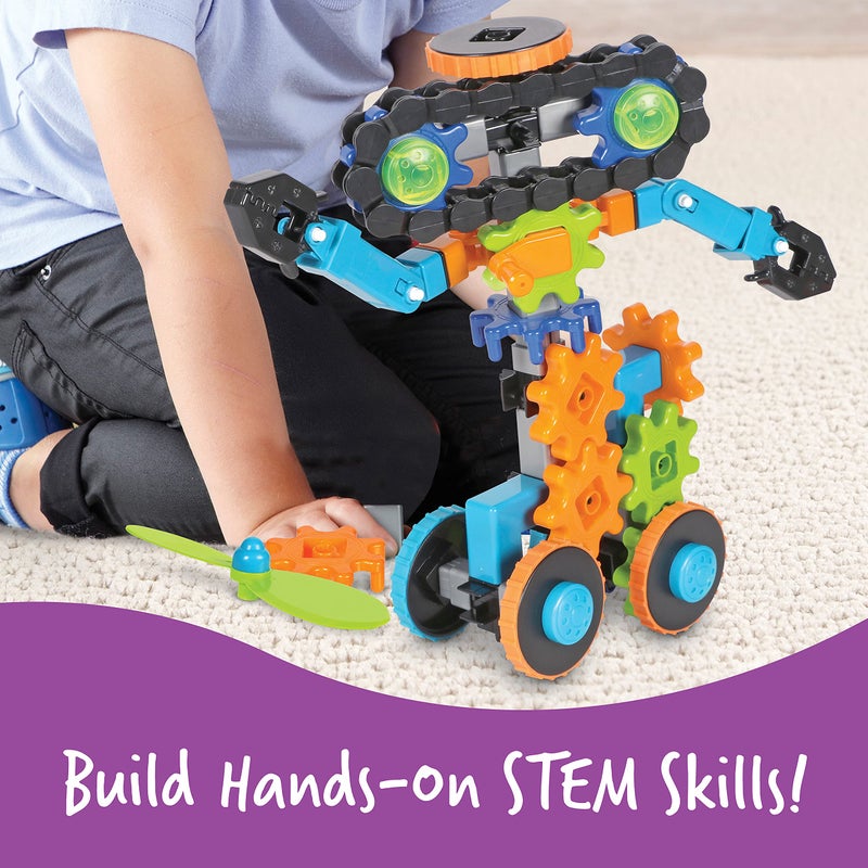 Learning Resources Learning Resources Gears! Gears! Gears! Robots in Motion Building Set - 116 Pieces, Ages 5+, Robot Toy, STEM Toys for Kids, Robots for Kids - Image 3