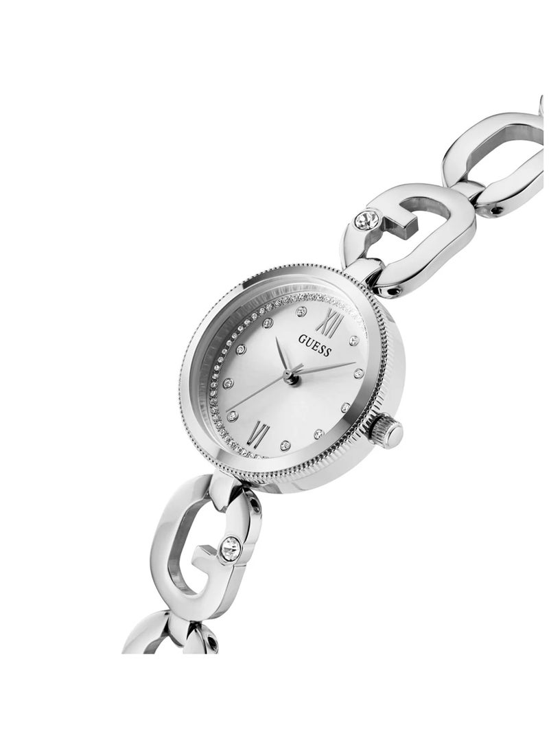 GUESS Women's Analog Silver Stainless Steel Watch GW0759L1 - Image 3