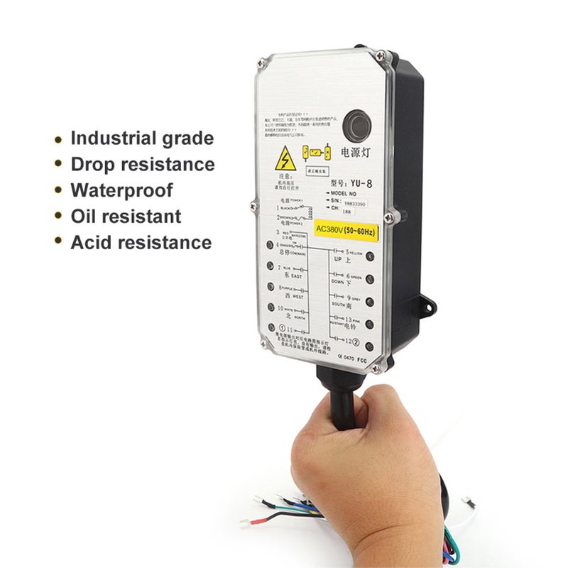 Hoist Controller Double Handle Three Proof Waterproof Acid Oil Resistant Anti Fall for Crane(AC380V ) - Image 5