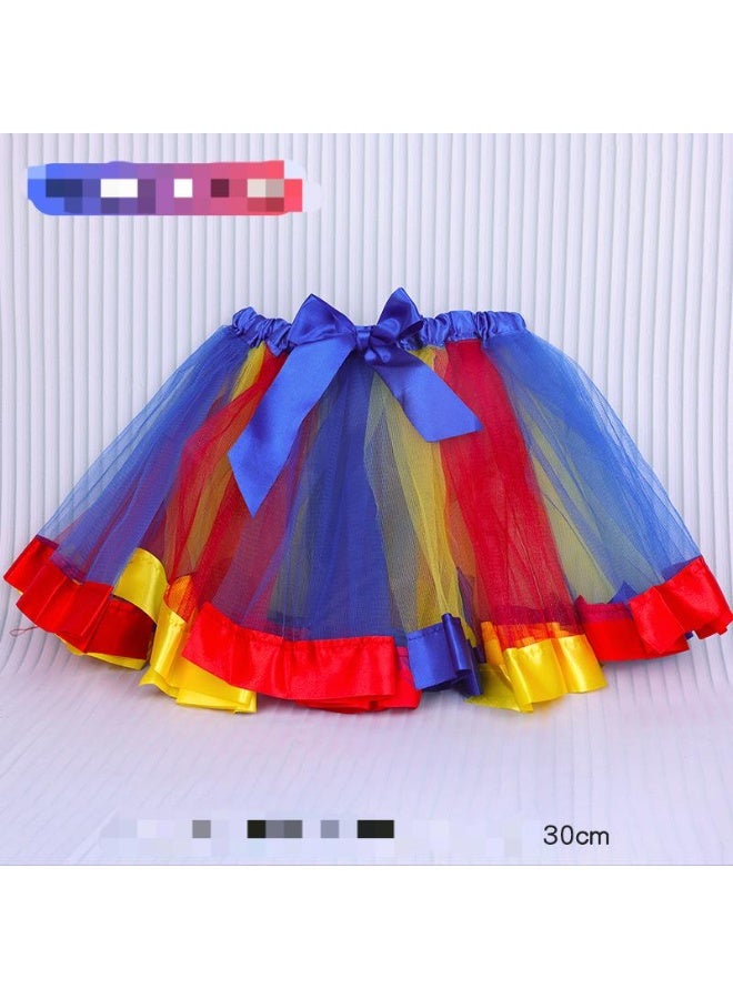 NIBEMINENT Children's Day bestselling girls' dresses, rainbow dresses, tulle dresses, children's dance dresses, half dresses, princess dresses and performance costumes