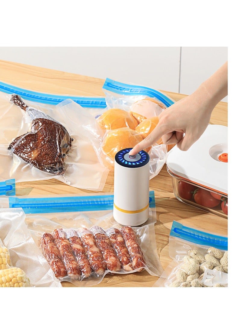 AROAQ Portable Vacuum Sealer Pump, Mini Automatic Handheld Electric Small Vacuum Sealer Machine Pump, Handheld Vacuum Sealer for Food  - Image 3