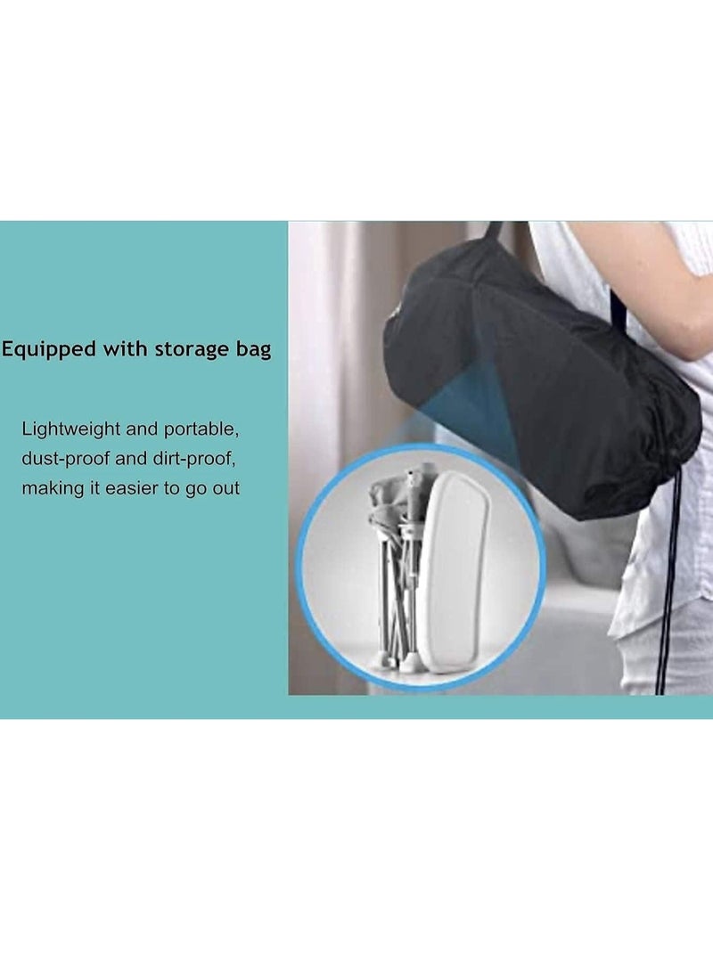Fordable Baby’s Dining Chair With Tray And Storage Bag Outdoor Portable Children Seat For Travel And Home Great For Camping, Beach, Lawn 【Gray】 - Image 5