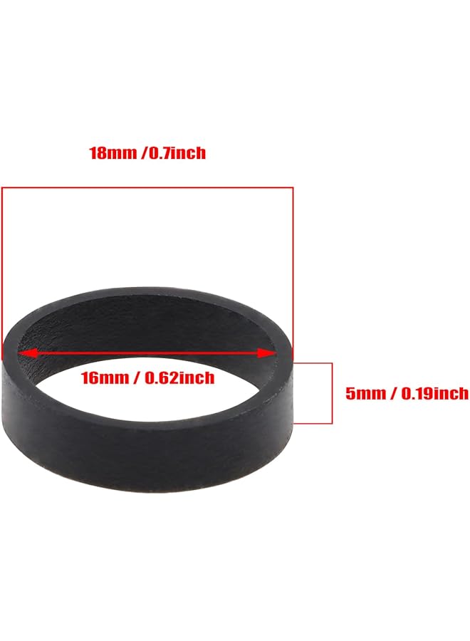 erorex 100 Black Silicone Flat Cable Ties 0.62 Inch Diameter Reusable Rubber Rings For Cables Bags Home Kitchen Garage  - Image 2