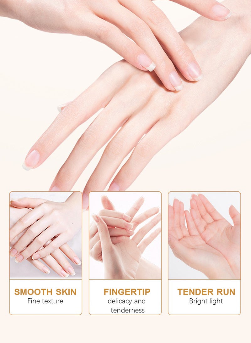 SADOER Collagen Anti-Aging Hand Cream, Moisturizing Fast Absorb Hand Lotion to Nourish Dry Rough Skin & Reduce Wrinkle, 30g*5Pcs - Image 5