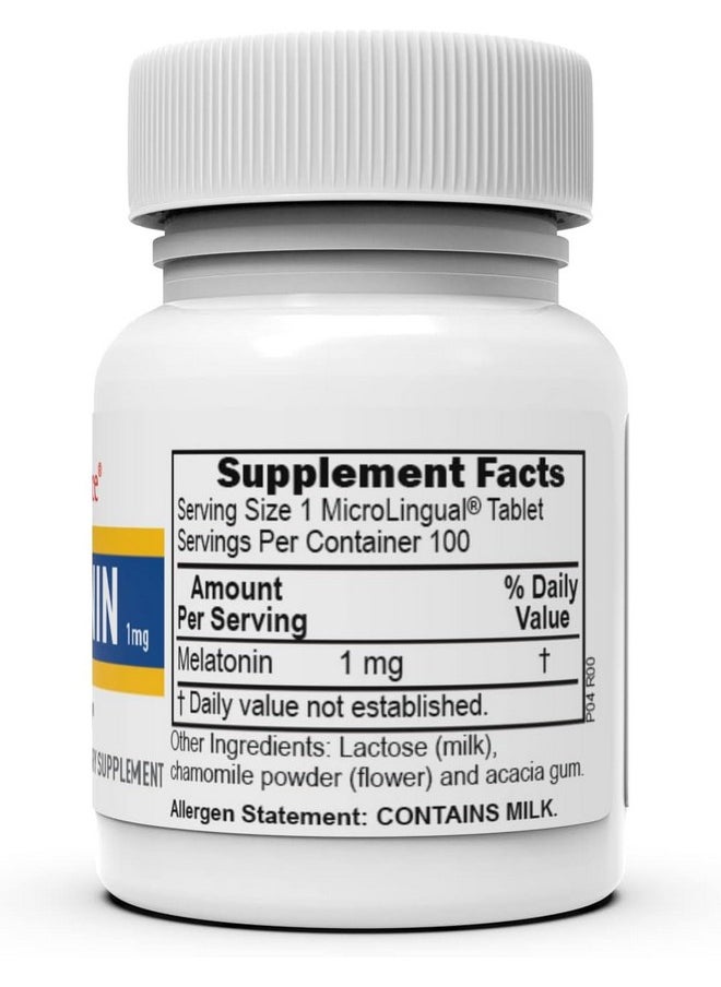 Superior Source Superior Source Melatonin 1 mg - Healthy Sleep Support Supplement for Adults - Melatonin Formula with Chamomile Aids Relaxation & Restful Sleep - 100 Sublingual Dissolving Tablets  - Image 2