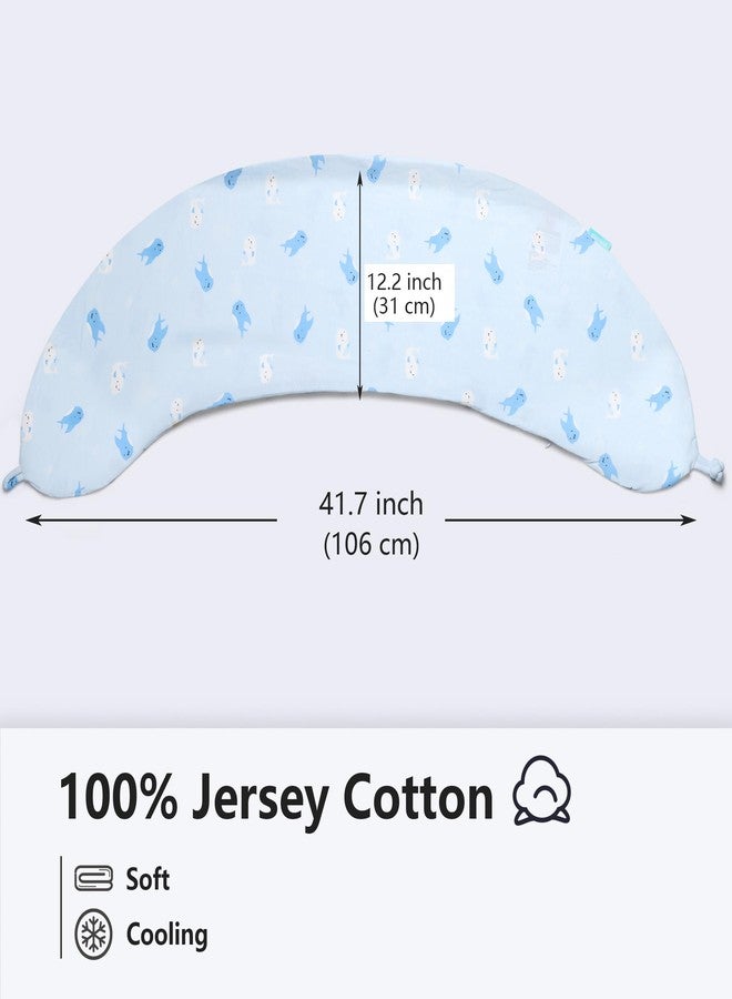 BYRIVER Baby Shark Printing Jersey Cotton Pillowcase Cover for BYRIVER Body Pillow Pregnancy Pillow - Image 2