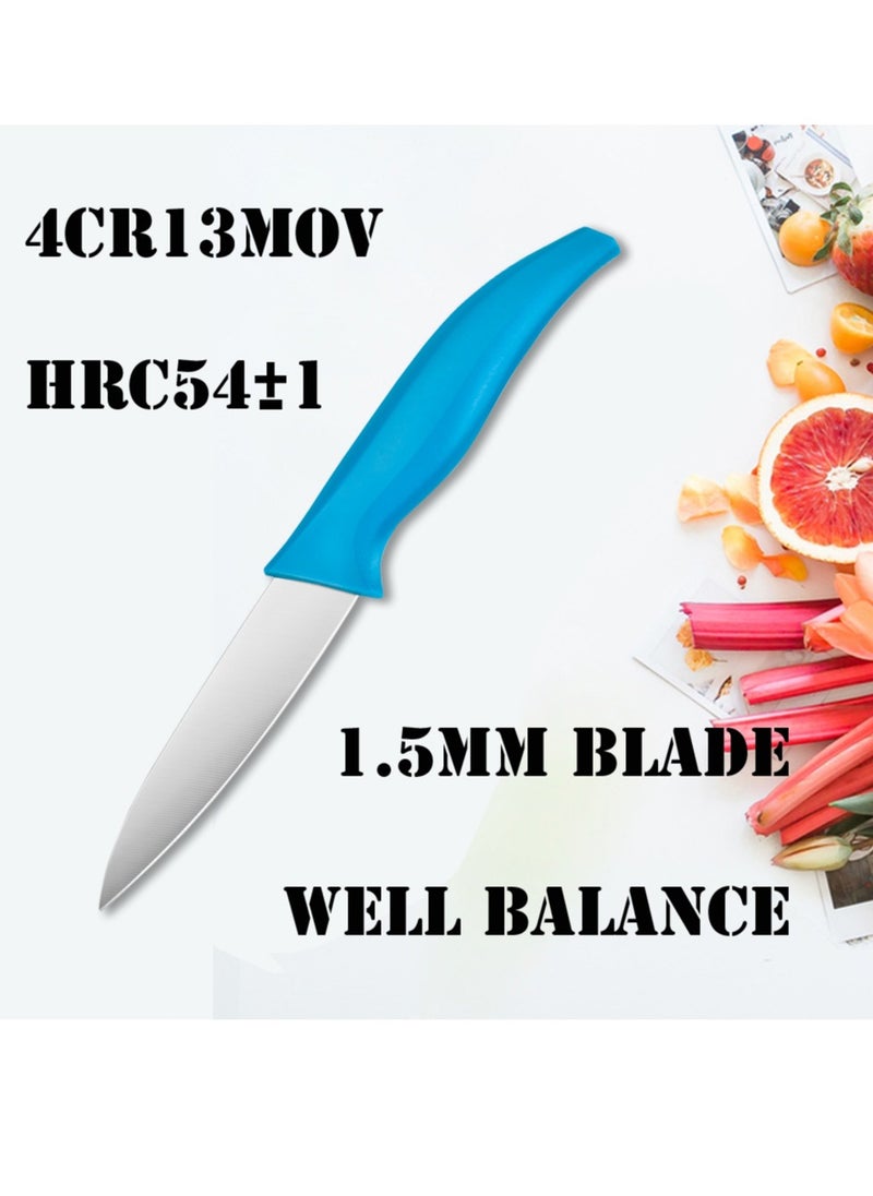 Astylway Paring knife 4PCS Paring knives 4 Inch Peeling Knife Small Fruit and Vegetable Knife Ultra Sharp Kitchen Knives German Steel PP Plastic Handle  - Image 3