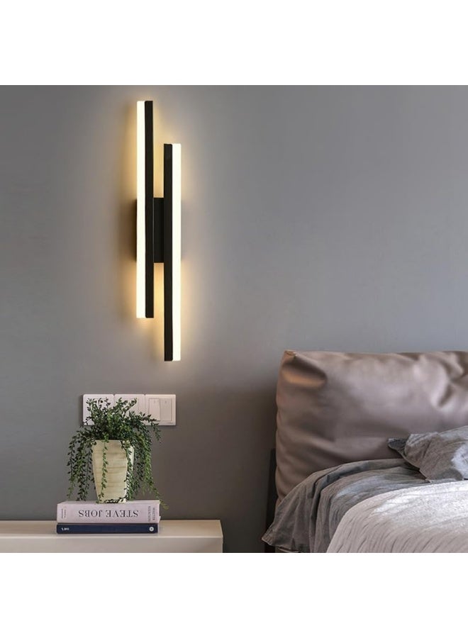 Modern LED Wall Sconce Light – Minimalist Bedroom Lighting Fixture for Home Décor, Dimmable Vertical Wall Lamp for Living Room, Hallway & Bedside – Contemporary Interior Wall Light - Image 3