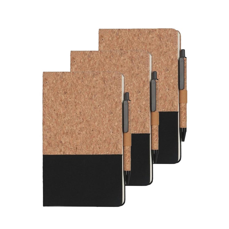 Eco-neutral Eco-friendly Notebook and Pen Set - Pack of 3 - Image 1