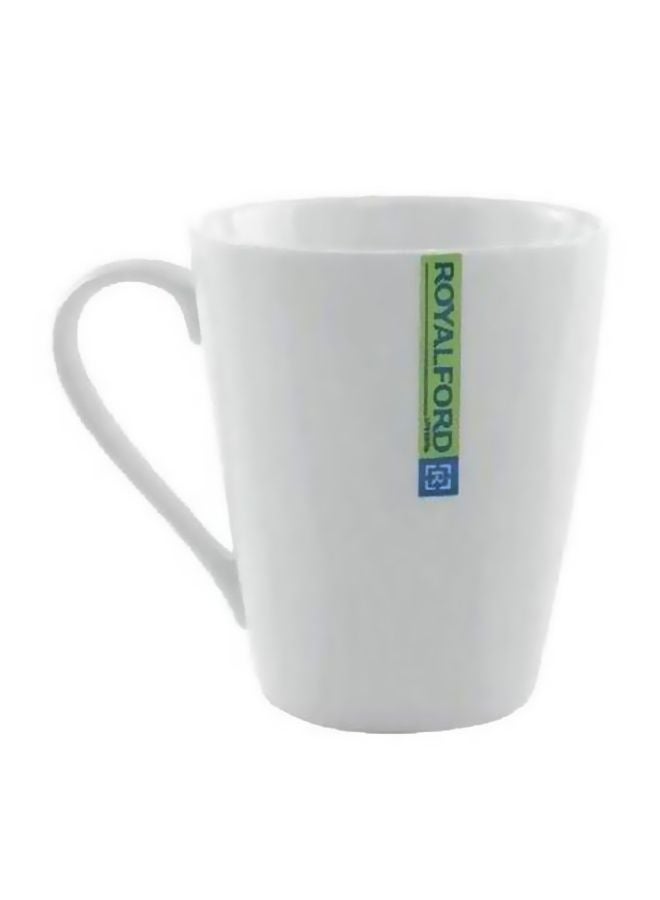 Royalford 230 ml Magnesia Porcelain Mug | Durable, Premium Quality, Easy to Clean, Modern Design, Long Lasting Performance | Ideal for Home, Kitchen | White | RF8017 White 230ml