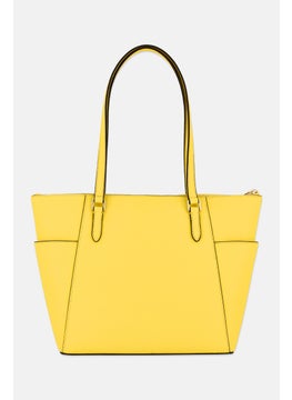 Michael Kors Women Brand Logo Tote Bag 27 H x 40 L x 12 W cm, Yellow  - Image 3