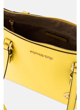 Michael Kors Women Brand Logo Tote Bag 27 H x 40 L x 12 W cm, Yellow  - Image 4