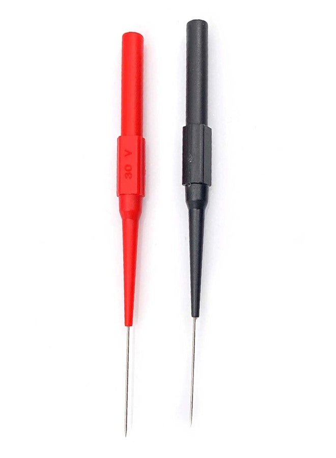 FainWan 2pair Multimeter Test Lead Extention Back Probes Sharp Needle Micro Pin Stainless Steel Tipped Tip for Banana Socket Tester - Image 4