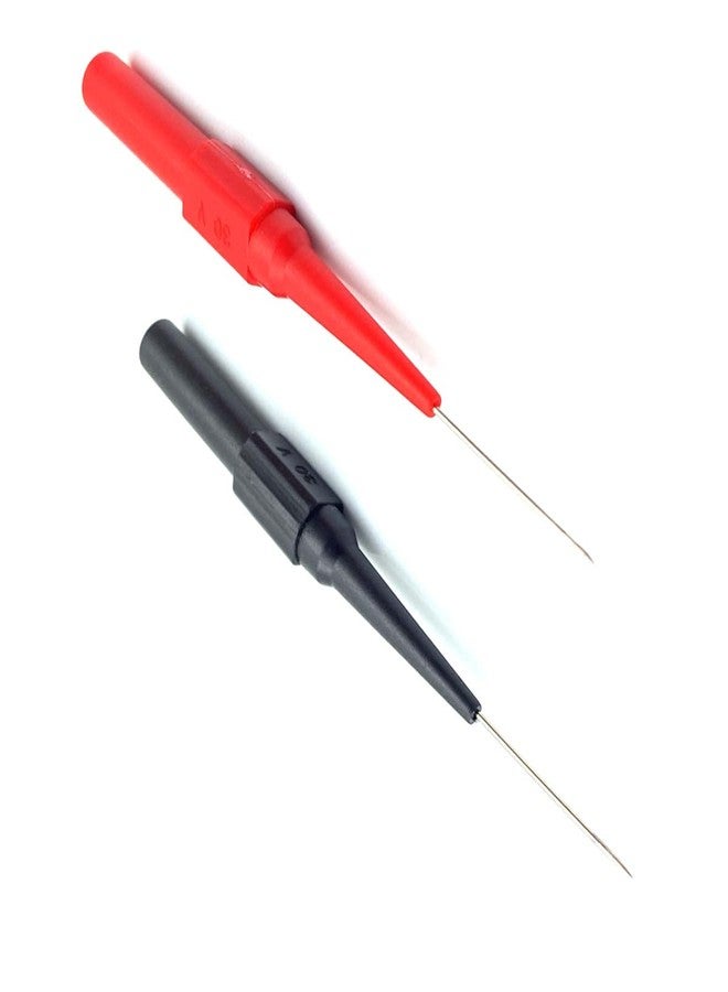 FainWan 2pair Multimeter Test Lead Extention Back Probes Sharp Needle Micro Pin Stainless Steel Tipped Tip for Banana Socket Tester - Image 2