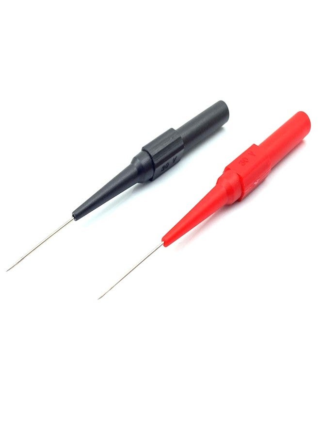FainWan 2pair Multimeter Test Lead Extention Back Probes Sharp Needle Micro Pin Stainless Steel Tipped Tip for Banana Socket Tester - Image 3