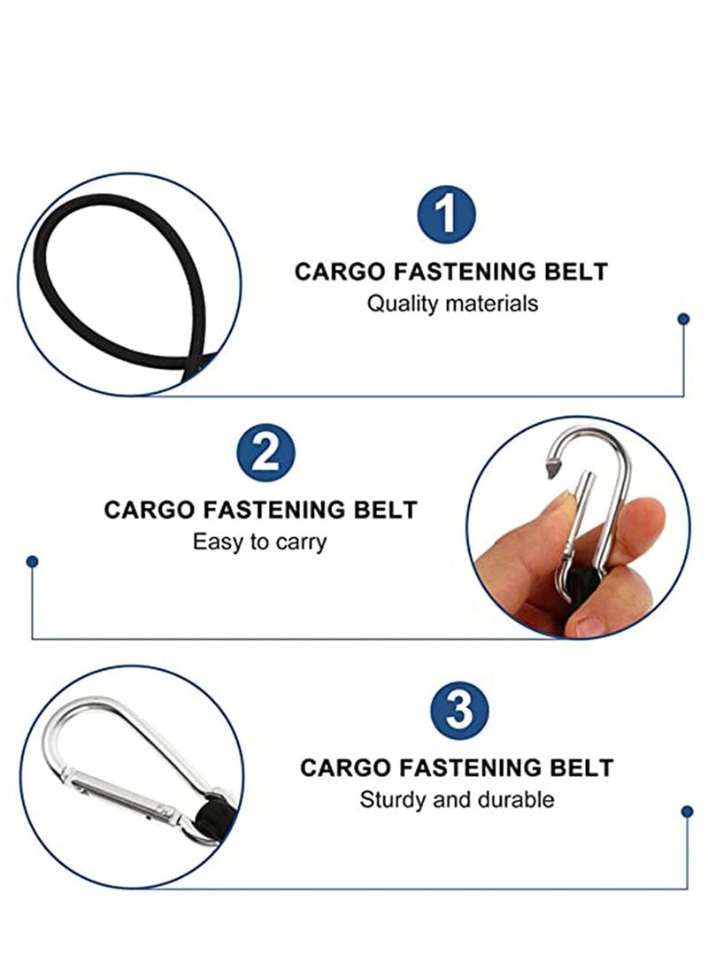 Y&D - 1.5 Meter Bungee Cord with Carabiner Hook Heavy Duty Straps Elastic Rope Locks - Image 1