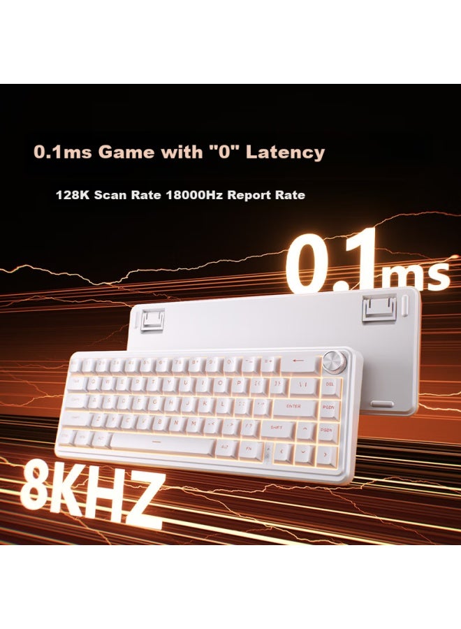 AUSDOM Asdun Zeus68 Magnetic Switch Keyboard Rt E-sports Gaming Customized Keyboard With Web Driver, K, Wired Connection, For Valorant, Pubg, Fox Ace - Zeus 68 Cloud Magnetic Switch - Image 4
