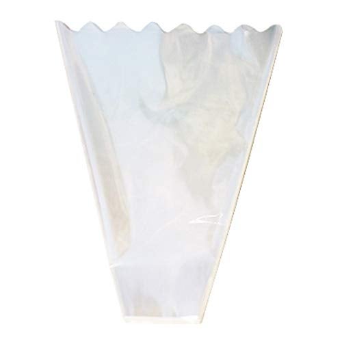 BBJ WRAPS Clear Rose Flower Bouquet Packaging Bags Floral Arrangement Supplies, 100 Counts (L) - Image 2