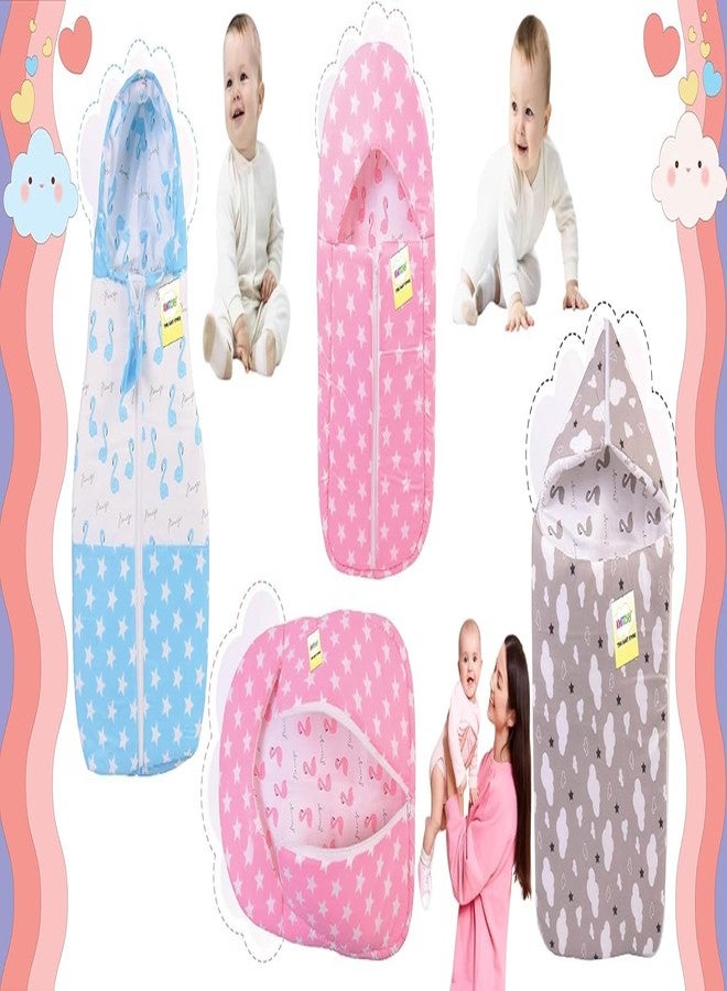 Kwitchy حقيبة حمل قطنية للأطفال حديثي الولادة من كويتشي، مناسبة للسفر، قابلة للطي (من 0 إلى 12 شهرًا)، لون رمادي - Image 4