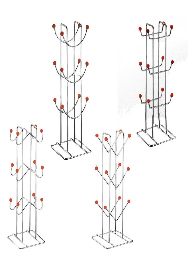 STANDIFY حامل أكواب STANDIFY® M-Cup & Mug Stand_S_Stnfy حامل أكواب وأكواب من الفولاذ المقاوم للصدأ منظم متعدد الأغراض حامل مطبخ لسطح العمل ومنطقة الحوض. - Image 5
