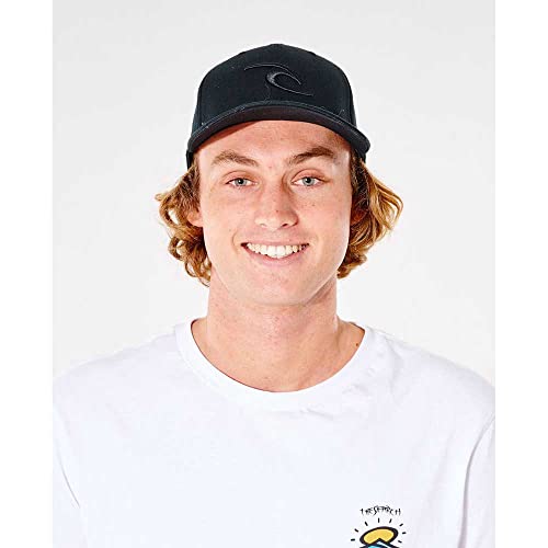Rip Curl Men's Standard Tepan Flexfit Baseball Hat, Black - Image 4