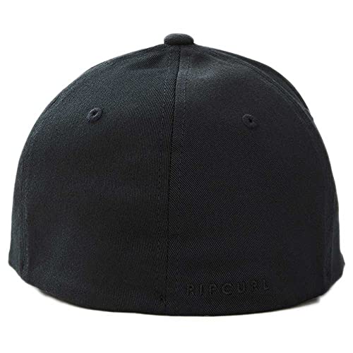 Rip Curl Men's Standard Tepan Flexfit Baseball Hat, Black - Image 2
