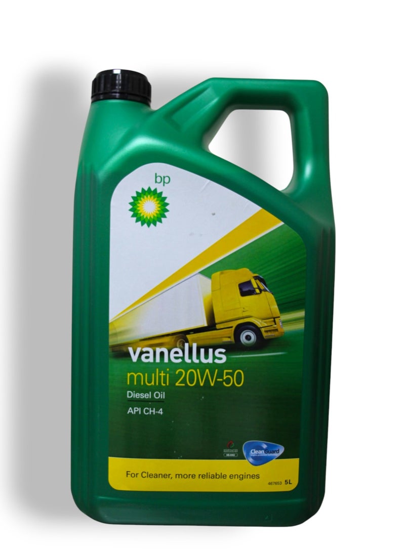 BP VANELLUS MULTI 20W-50 DIESEL OIL  - Image 1