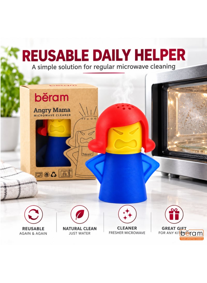 BERAM Microwave Cleaner Steam Cleaning Tool, Chemical-Free Oven Steamer for Stain Removal, Kitchen Use - Image 2