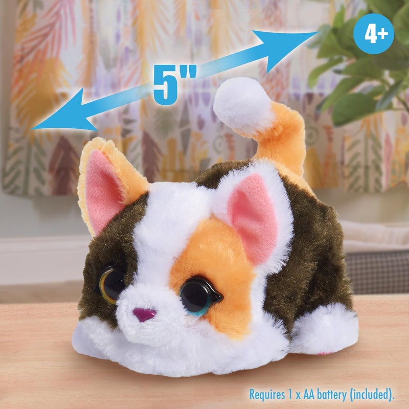furReal My Minis Kitty Interactive Toy, Small Plush Kitty with Motion, Stuffed Animals, Kids Toys for Ages 4 Up by Just Play - Image 5