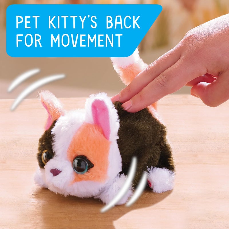 furReal My Minis Kitty Interactive Toy, Small Plush Kitty with Motion, Stuffed Animals, Kids Toys for Ages 4 Up by Just Play - Image 3