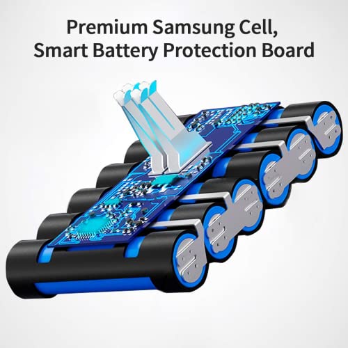 Morpilot Battery for Dyson v7, 4600mAh Li-ion Replacement Battery for Dyson V7 Vacuum Cleaner Series SV11 Fluffy Motorhead, Animal - with 2 Pack Filter - Image 4