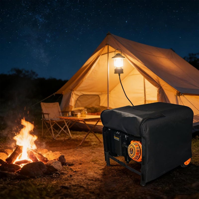 Year Round Water Generator Cover Made with 420D Oxford Fabric for Camping and Construction Sun Security Generator Cover - Image 2