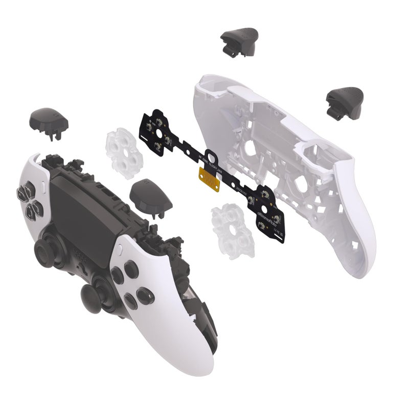 eXtremeRate Face Buttons Clicky Kit for PS5 Edge Controller, Custom Tactile Dpad Action Buttons for PS5 Edge Controller D-pad ABXY X Circle Square Triangle Buttons Mouse Click Kit - Without Controller - Image 3