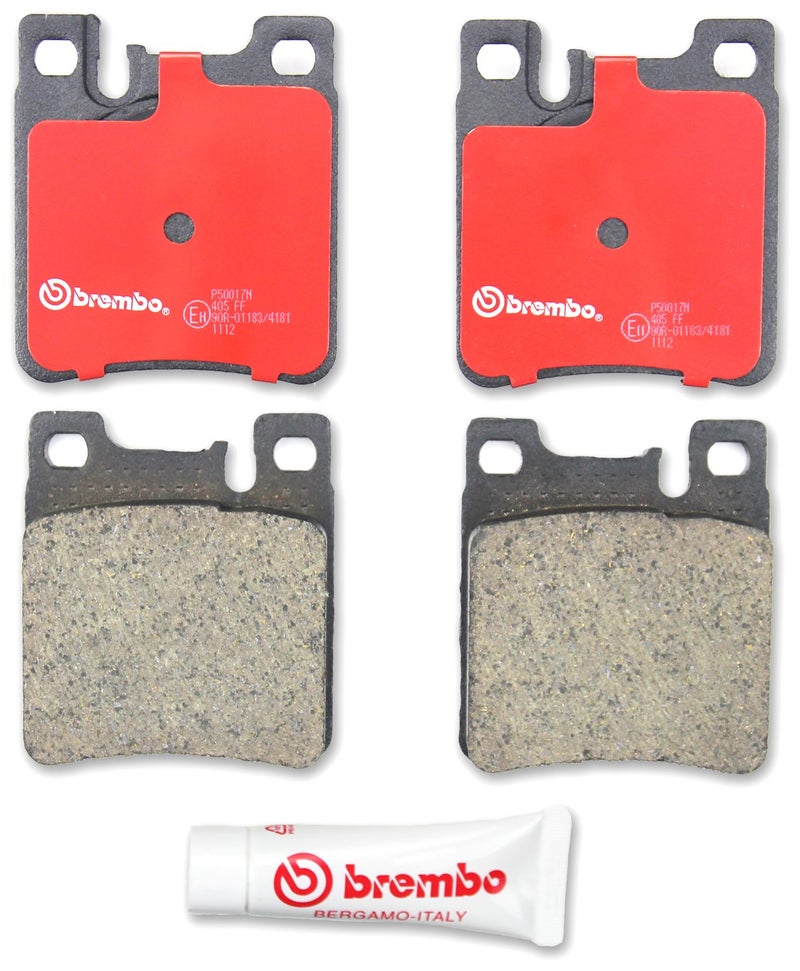 Brembo P50017N Premium Ceramic Rear Disc Brake Pad Set CHRYSLERMERCEDESBENZ OE A0044209220