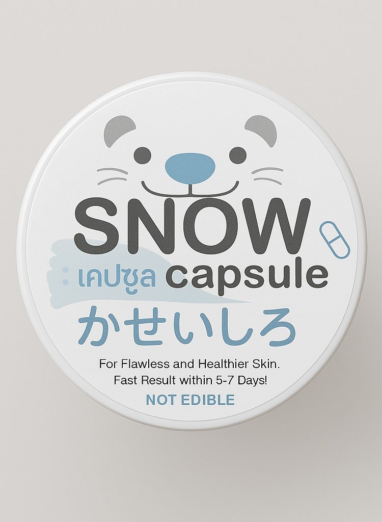 Snow Capsule Skin Whitening Powder 30 Capsules For Glowing Clear Complexion - Image 1