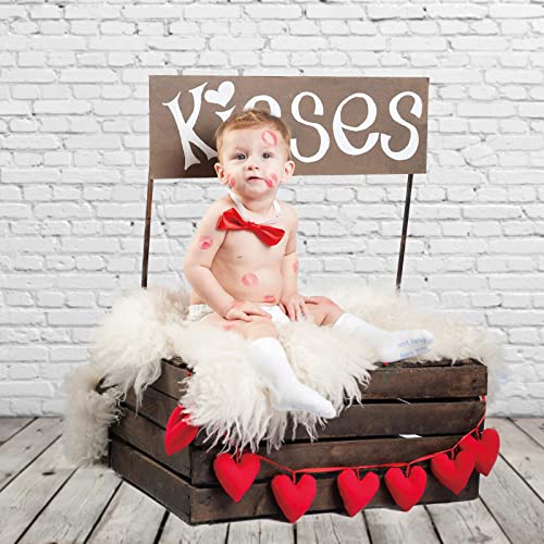 Allenjoy 6x8FT Fabric White Brick Wall Grey Wood Floor Photo Backdrop for Photography Portrait Background Newborn Baby Photoshoot Children Under 3 Years Old Photo Background Photographer Props - Image 5