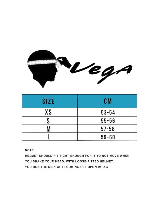 Vega Vega Crux Dx Camouflage Flip-Up Full Face Helmet Dull Black Battle Green  Size  L 59-60 cm  - Image 4