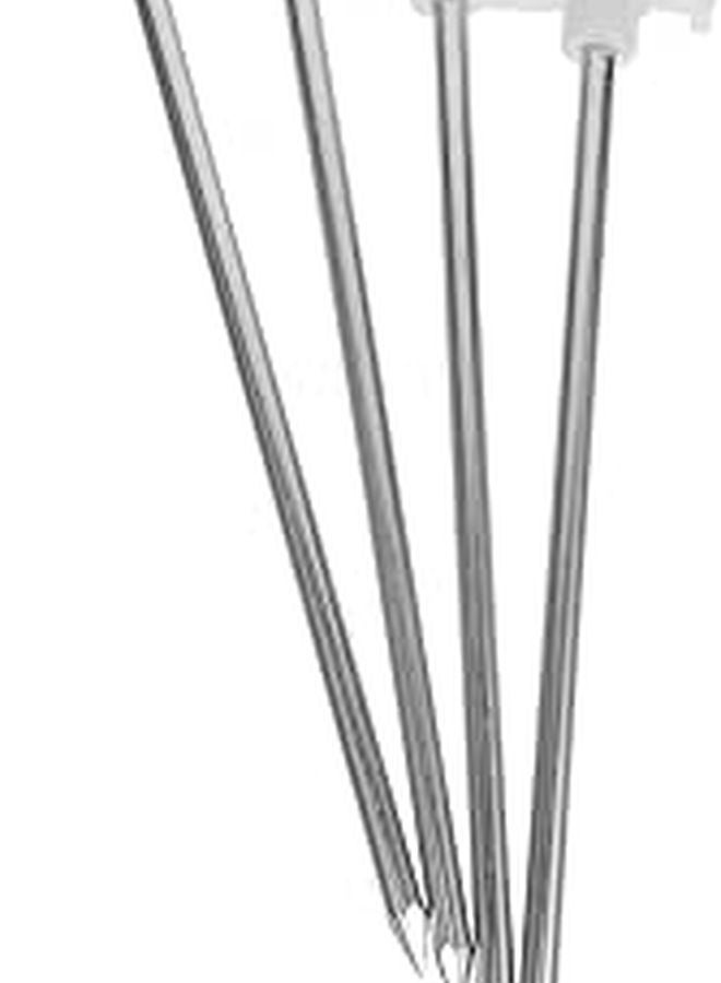 Heavy Duty Metal Tent Stakes 4pcs Set with Night Glow for Camping Lawn Tarp - Image 1