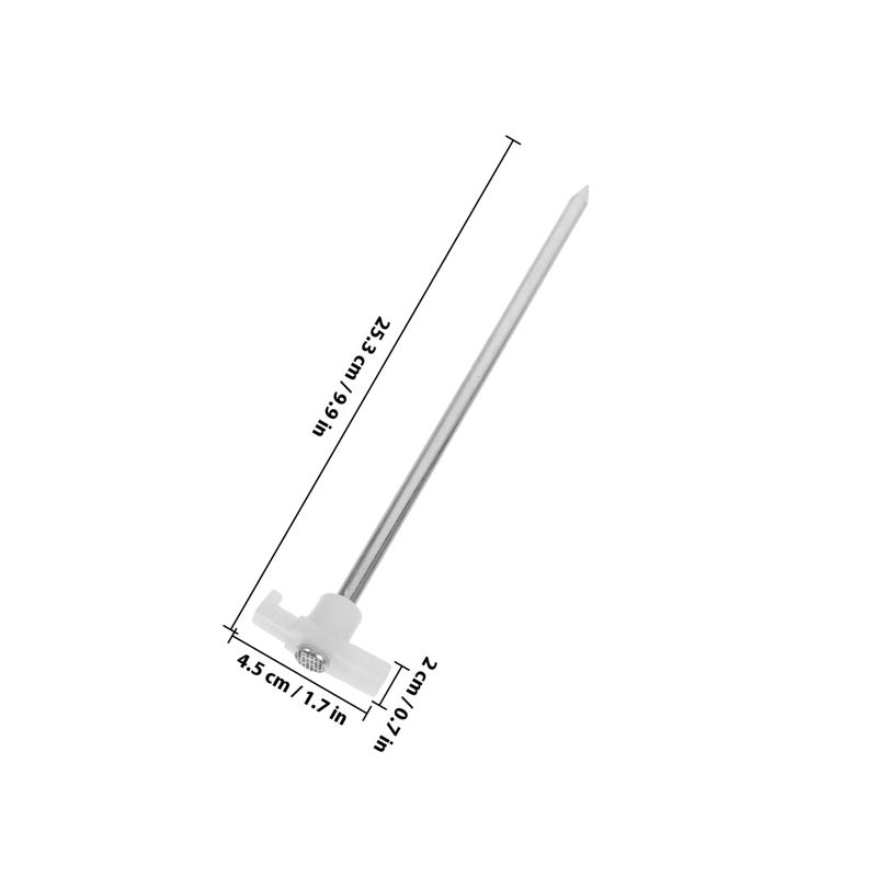 Heavy Duty Metal Tent Stakes 4pcs Set with Night Glow for Camping Lawn Tarp - Image 3