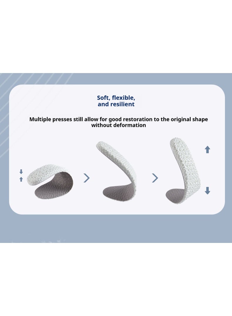 Full-Length Popcorn Rebound Insoles, Breathable Deodorant & Trimmable, Men Exclusive, Size 45-46 - Image 2