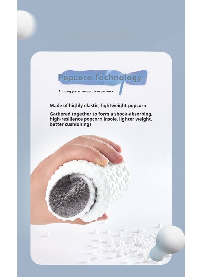Full-Length Popcorn Rebound Insoles, Breathable Deodorant & Trimmable, Men Exclusive, Size 45-46 - Image 4