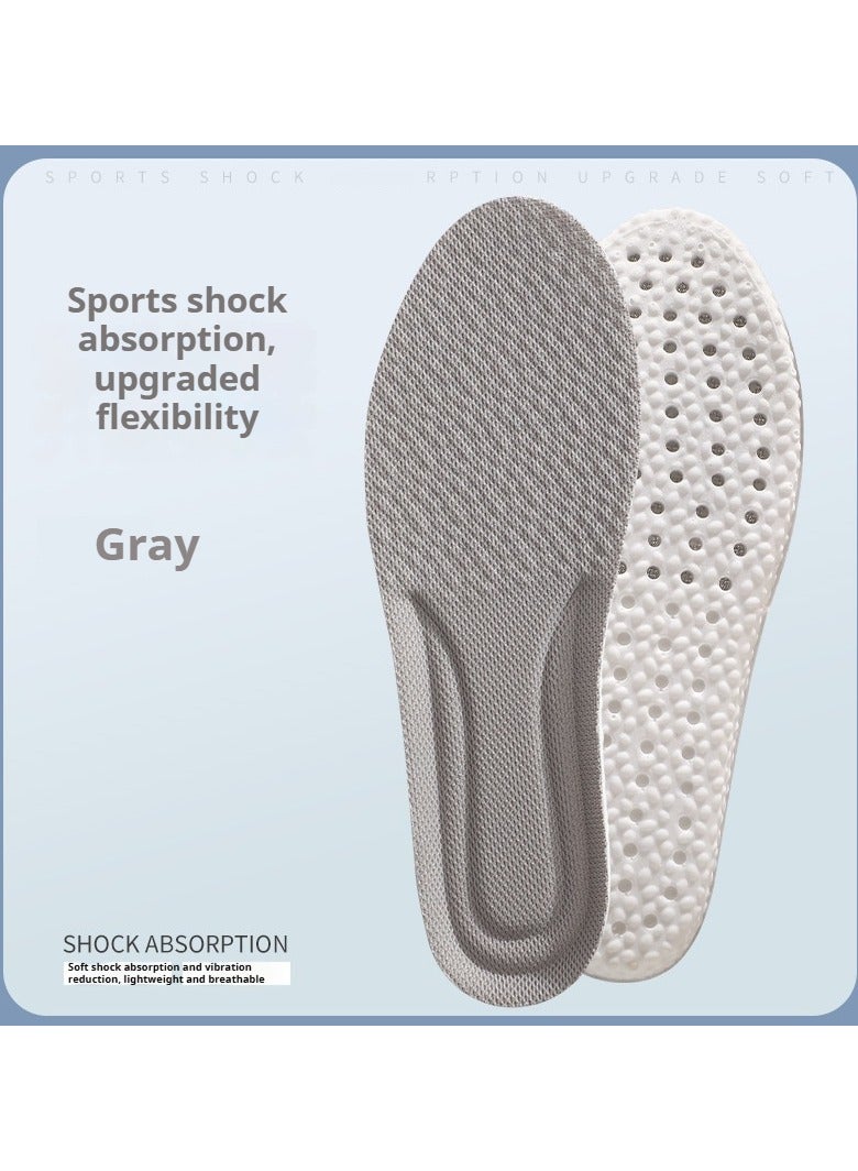 Full-Length Popcorn Rebound Insoles, Breathable Deodorant & Trimmable, Men Exclusive, Size 45-46 - Image 1