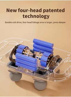 GUDOO Deep Tissue 4 Head Massager Muscle Relaxing Deep Tissue Deep Tissue Massager Quiet Operation for Home Use for Legs  - Image 2