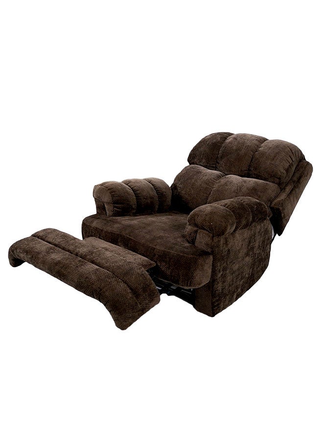 إن - هاوس NZ210 | كرسي استرخاء منجد بالشانيل - 85x77x97 سم - بني - Image 4